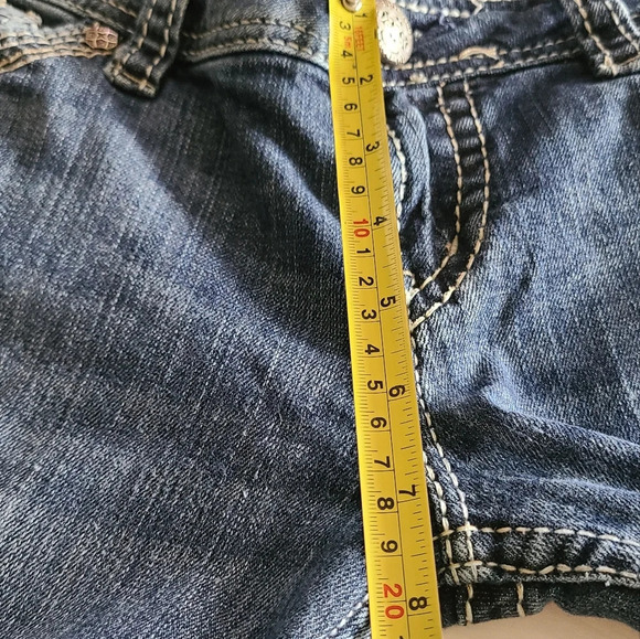 Silver twisted capri women's sz.W 30 - Picture 10 of 11